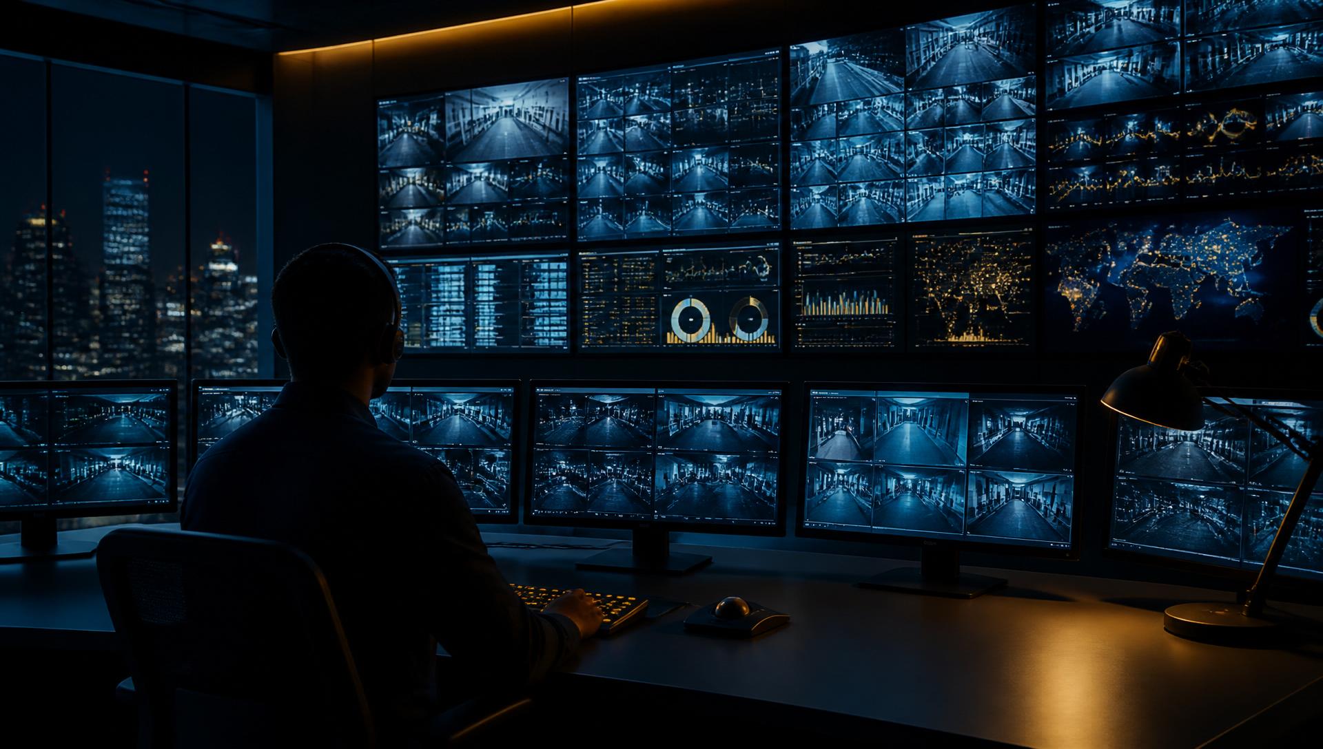 Central de monitoramento da Guardião Segurança